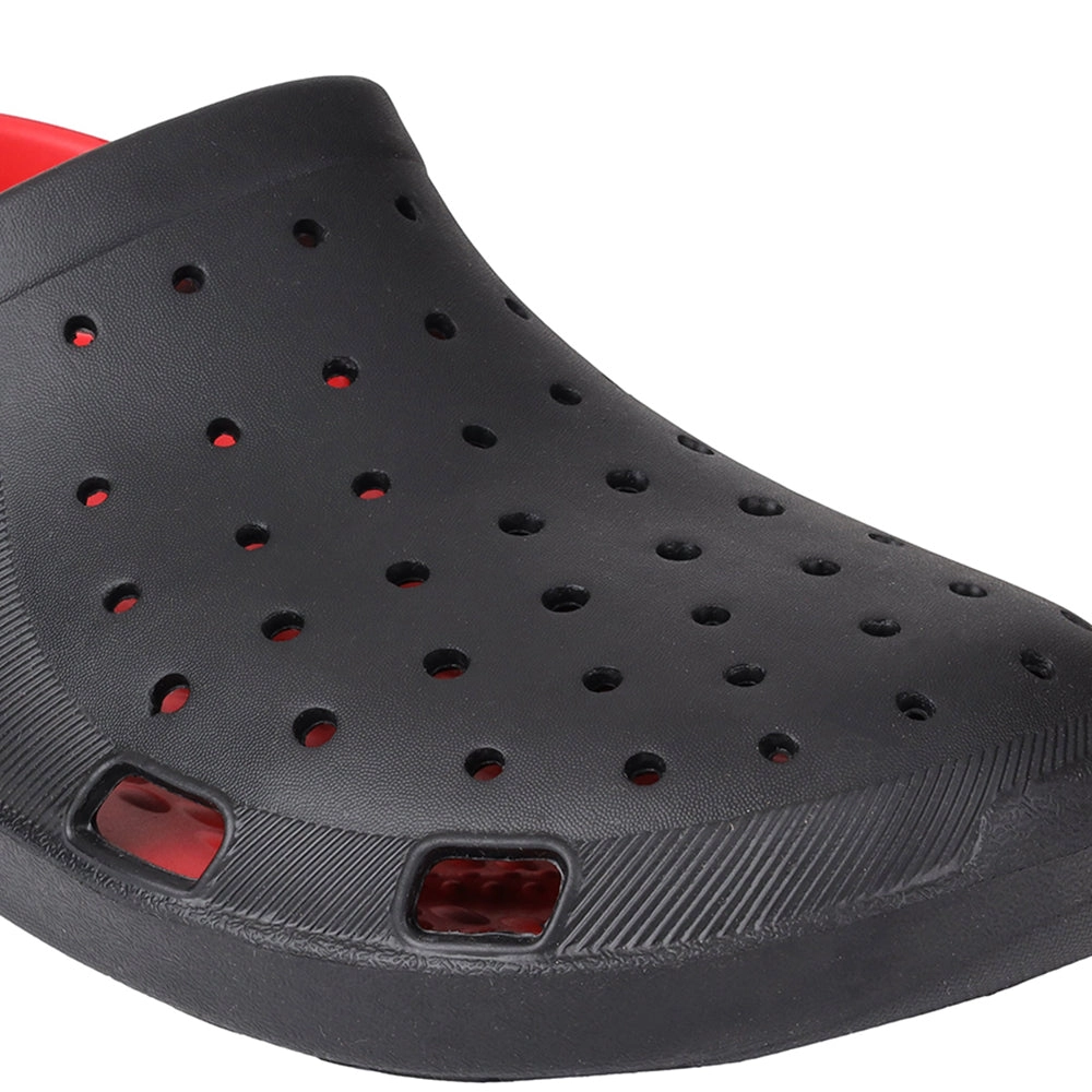 A-HA Black Slingback Clogs For Men LPMXT-800 By Liberty