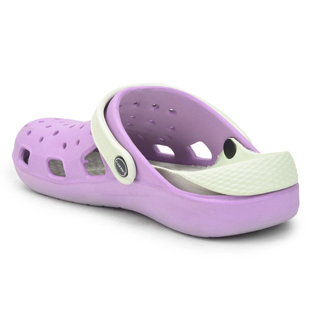 A-HA Purple Slingback Clogs For Women LPMXT-801 By Liberty