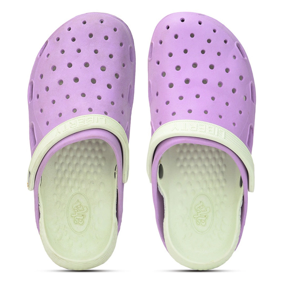 A-HA Purple Slingback Clogs For Women LPMXT-801 By Liberty