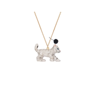 A Mini Penny White Tiger Necklace