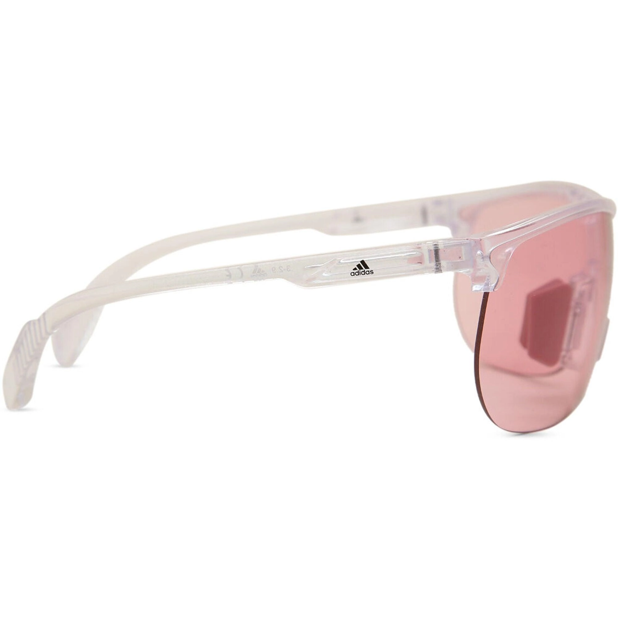 Adidas Women's Sunglasses - Crystal Half Rim Frame Bordeaux Lens | ADIDAS SP0003 27S