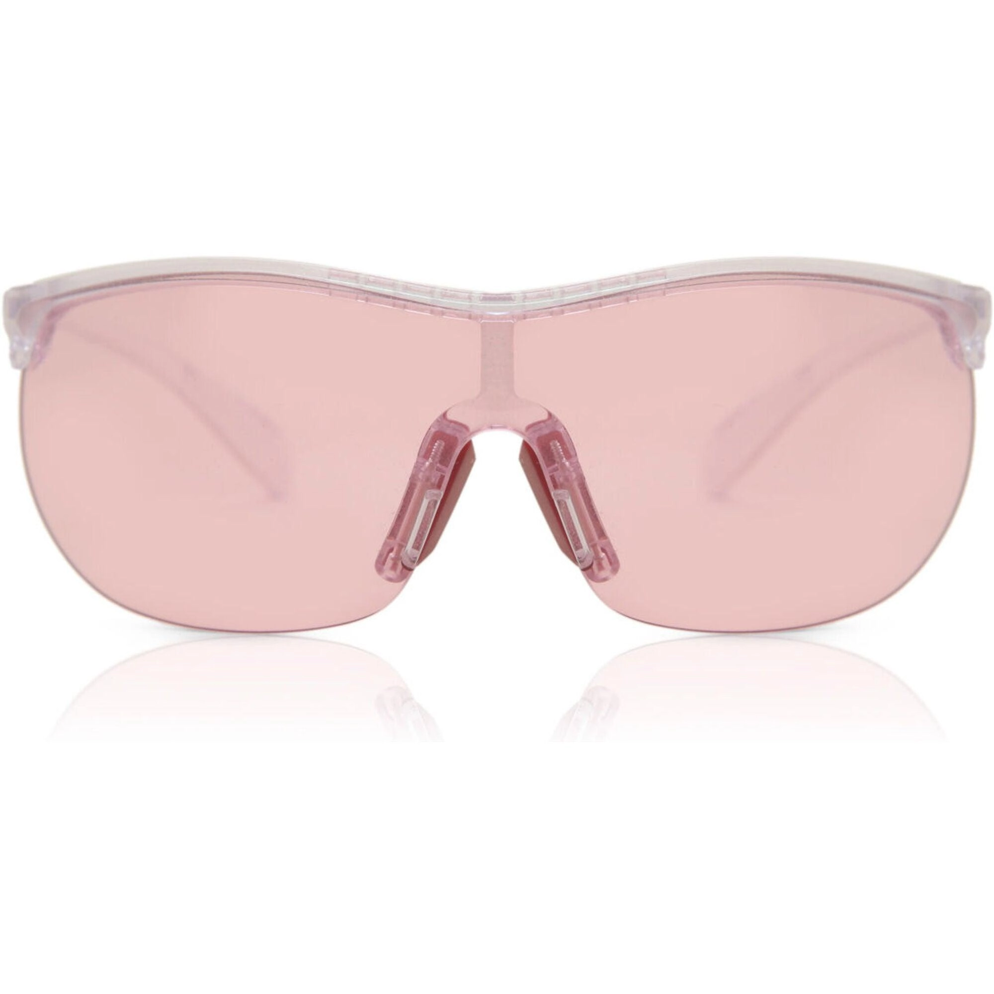 Adidas Women's Sunglasses - Crystal Half Rim Frame Bordeaux Lens | ADIDAS SP0003 27S