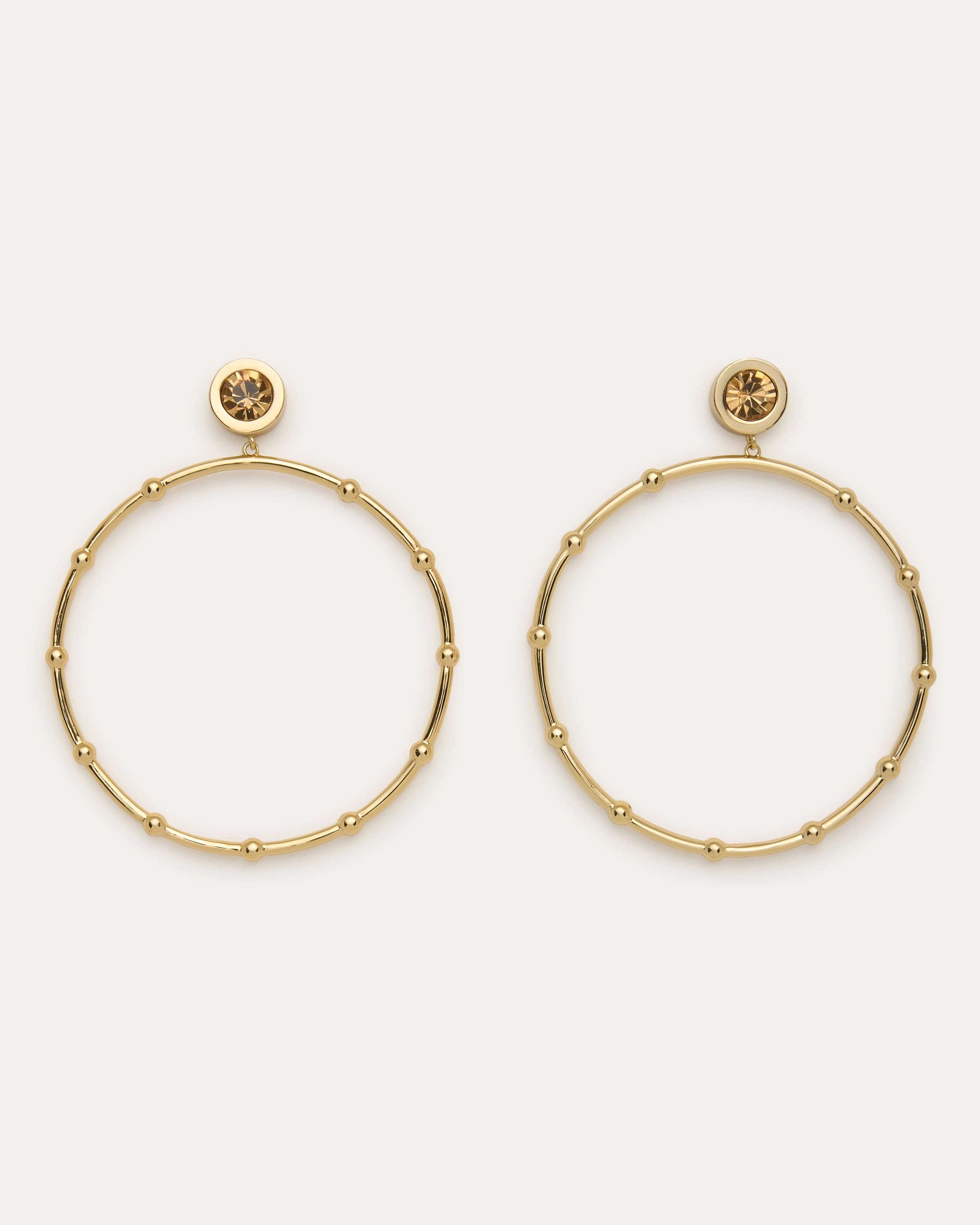 Angely Drop Hoop Earrings
