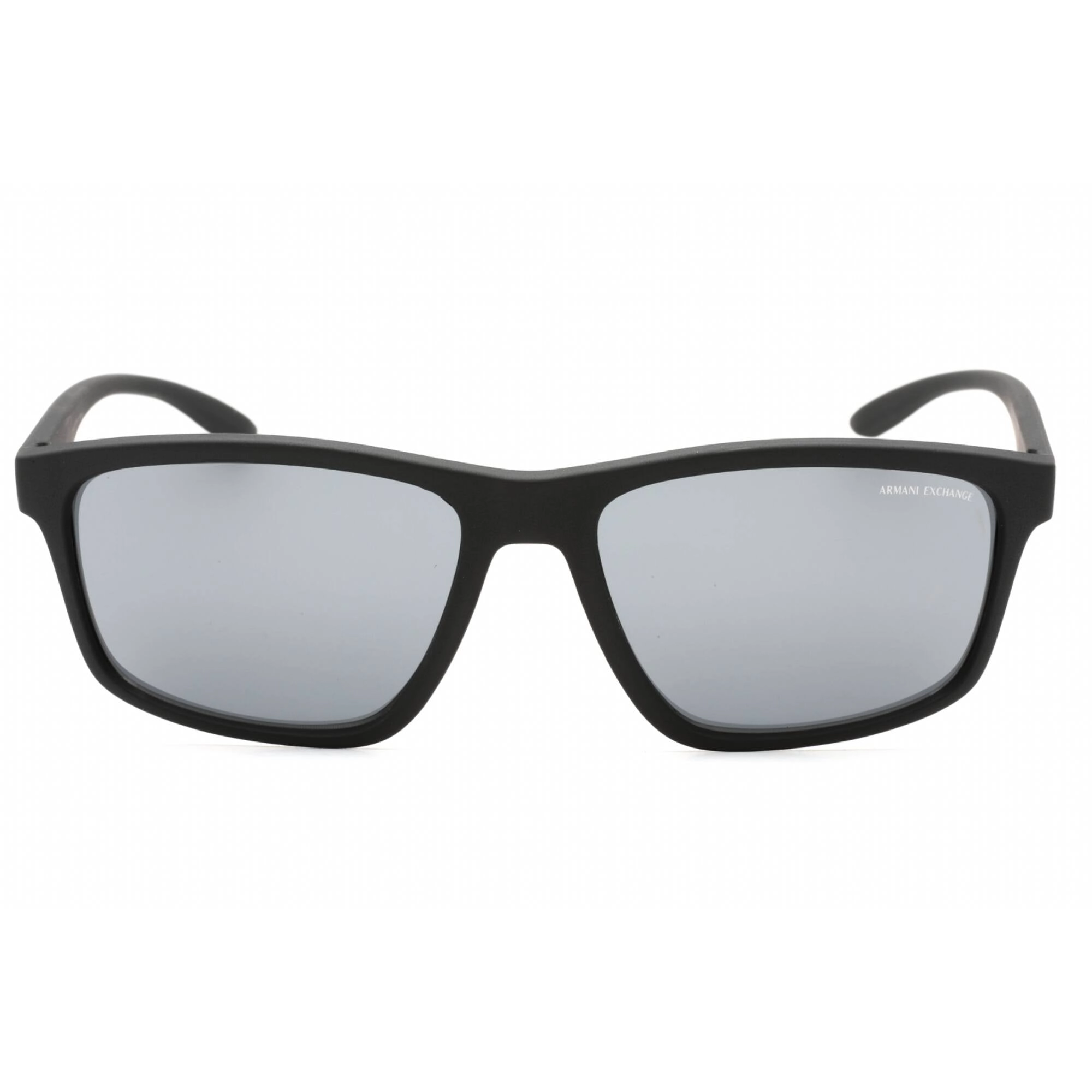 Armani Exchange Men's Sunglasses - Matte Black Plastic Cat Eye Frame | 0AX4122S 80786G