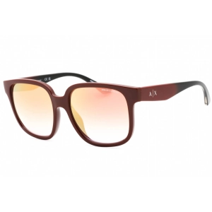 Armani Exchange Women's Sunglasses - Shiny Bordeaux Square Frame | 0AX4136SU 82986F