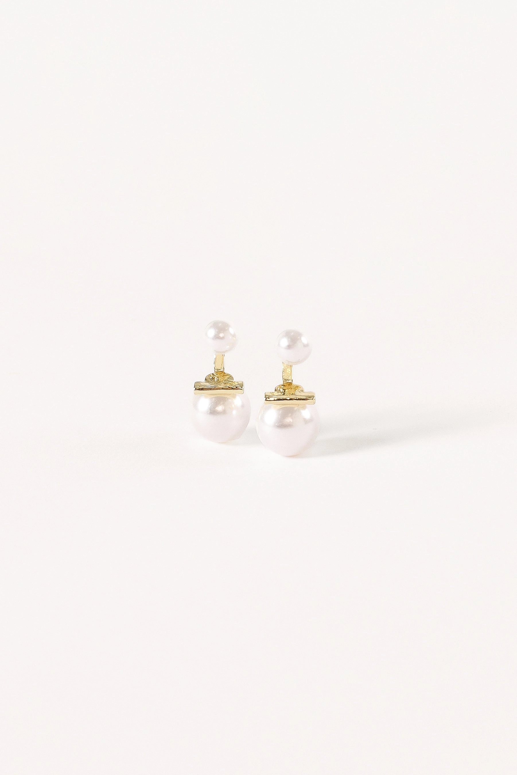 Astrid Pear Earrings - Gold
