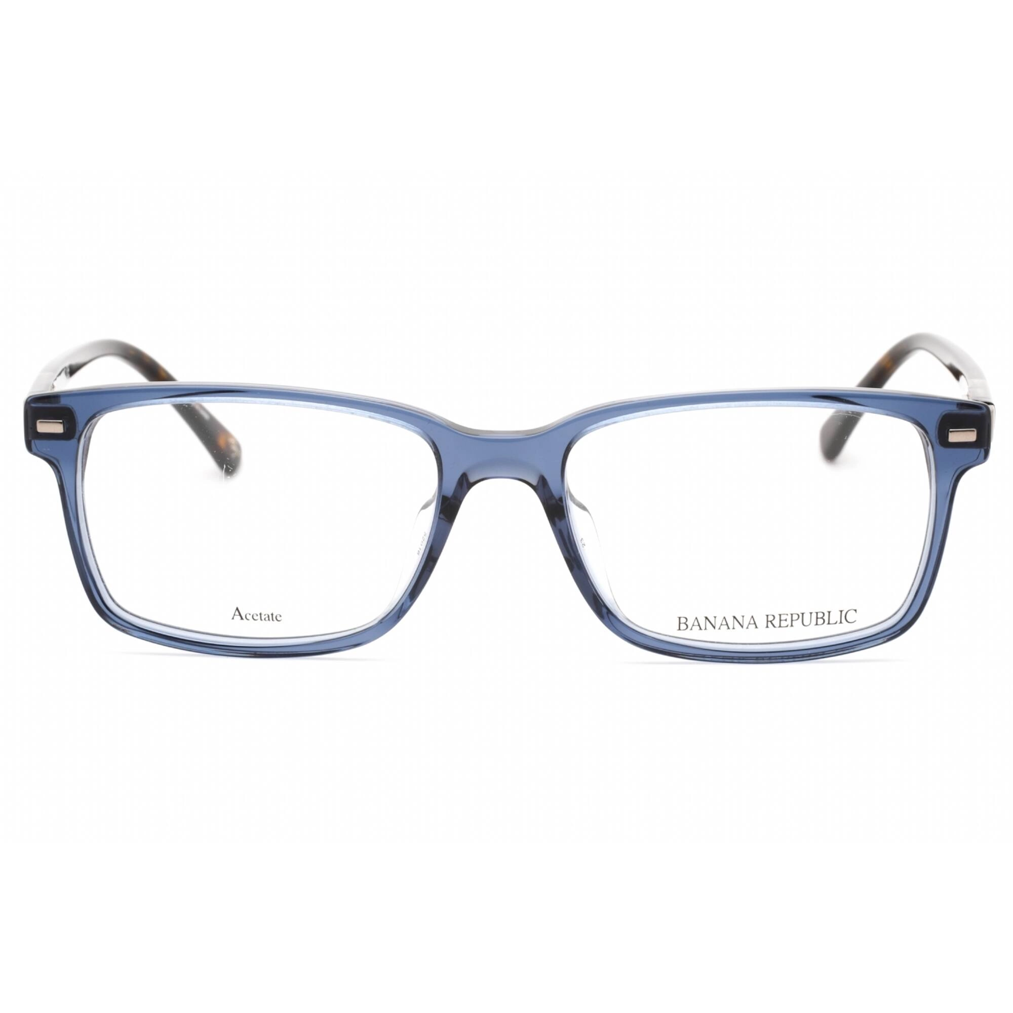 Banana Republic Men's Eyeglasses - Blue Crystal Rectangular Frame | BR 112 0OXZ 00
