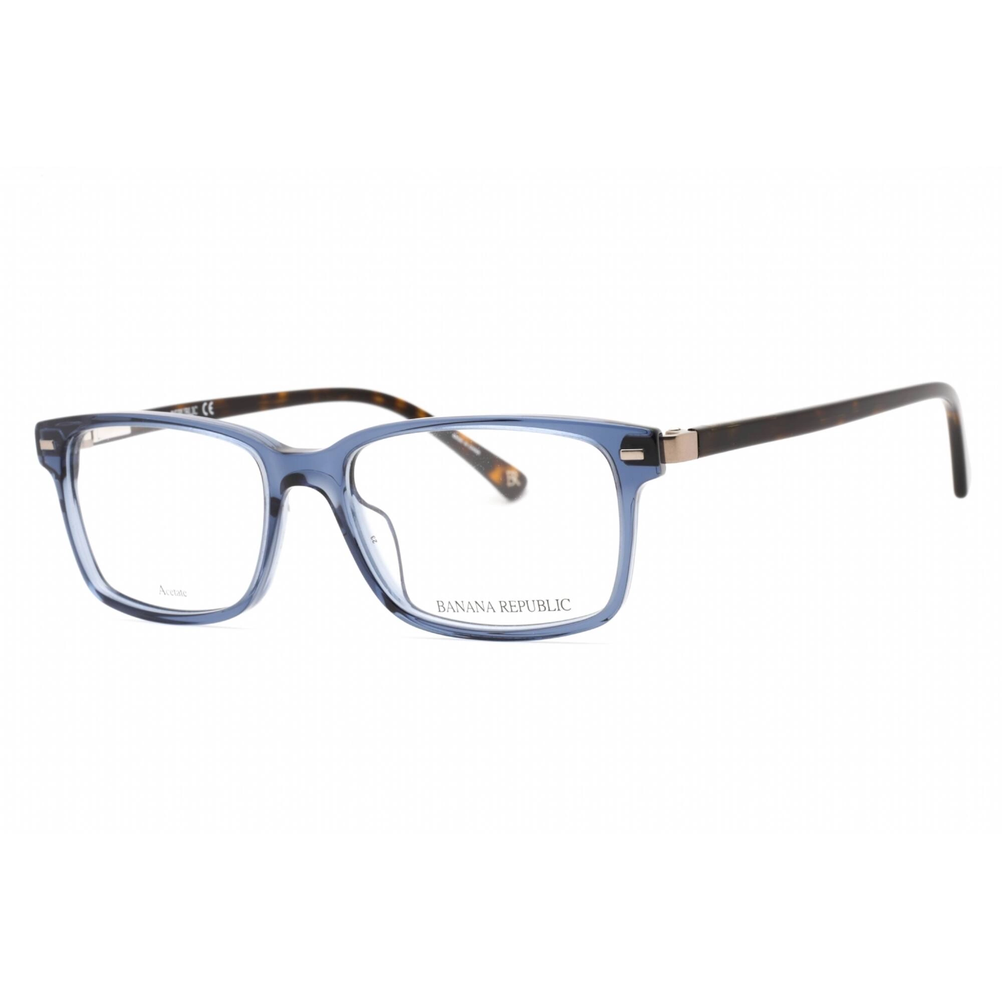 Banana Republic Men's Eyeglasses - Blue Crystal Rectangular Frame | BR 112 0OXZ 00