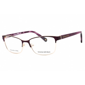 Banana Republic Women's Eyeglasses - 54mm Matte Purple Violet Frame | Mabel 01JZ 00
