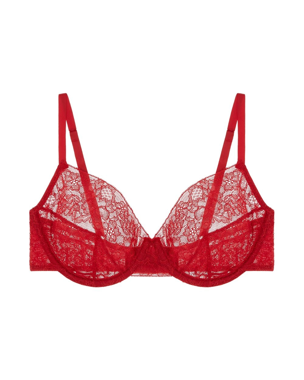 Bandage Stretch Lace Demi Bra