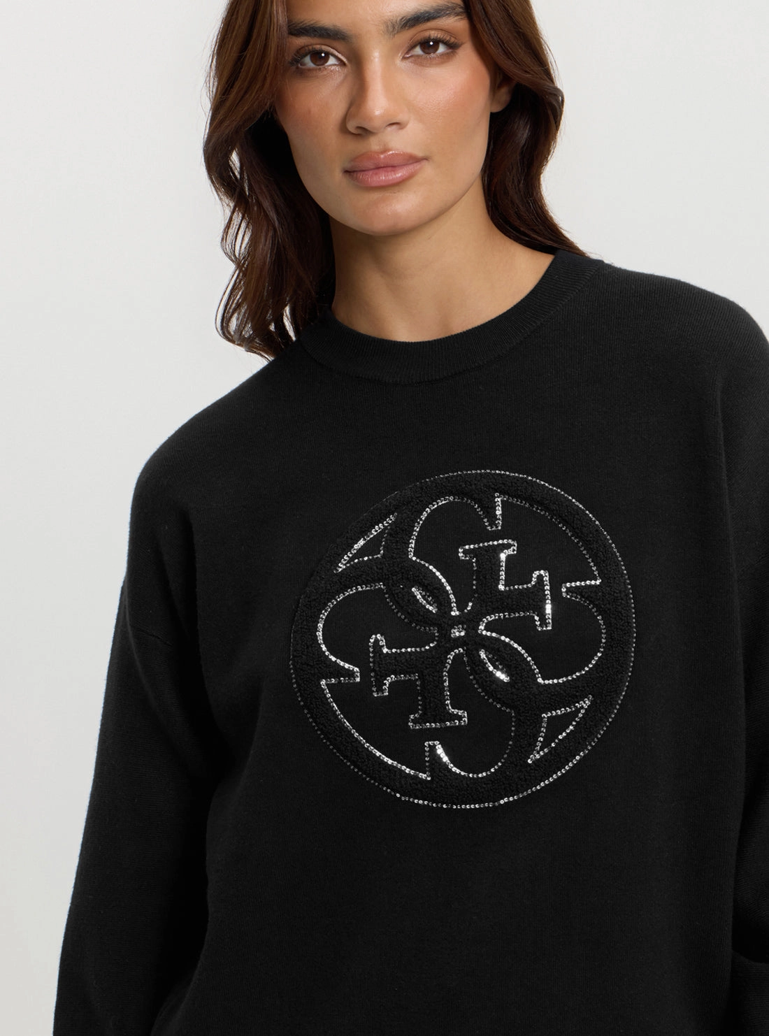 Black Kate Logo Jumper