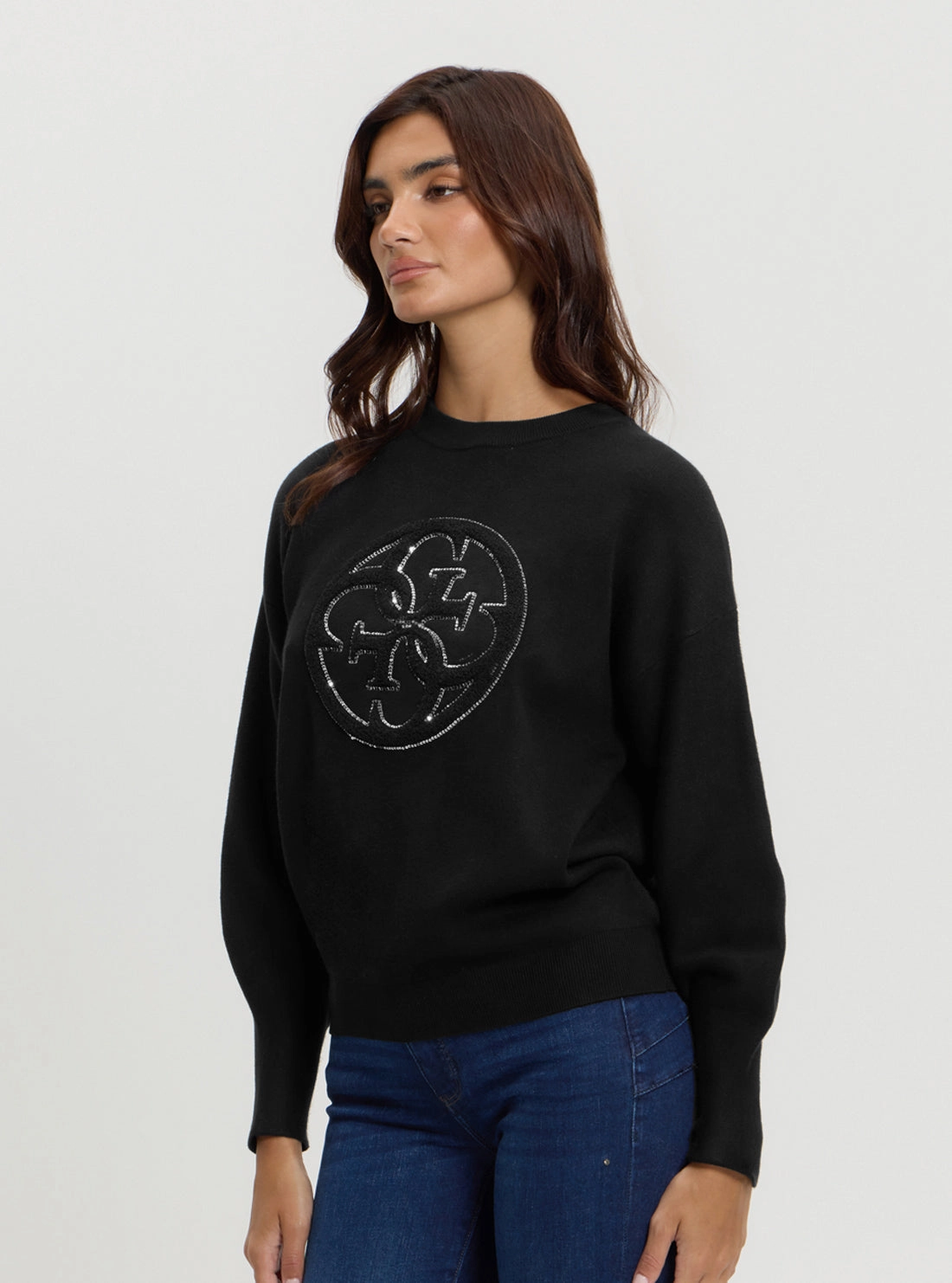 Black Kate Logo Jumper