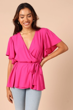 Bronte Top - Hot Pink