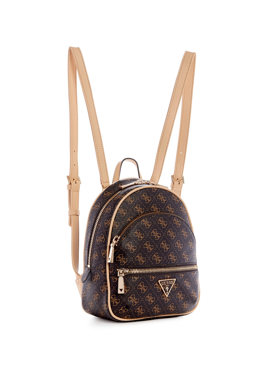 Brown Logo Manhattan Backpack