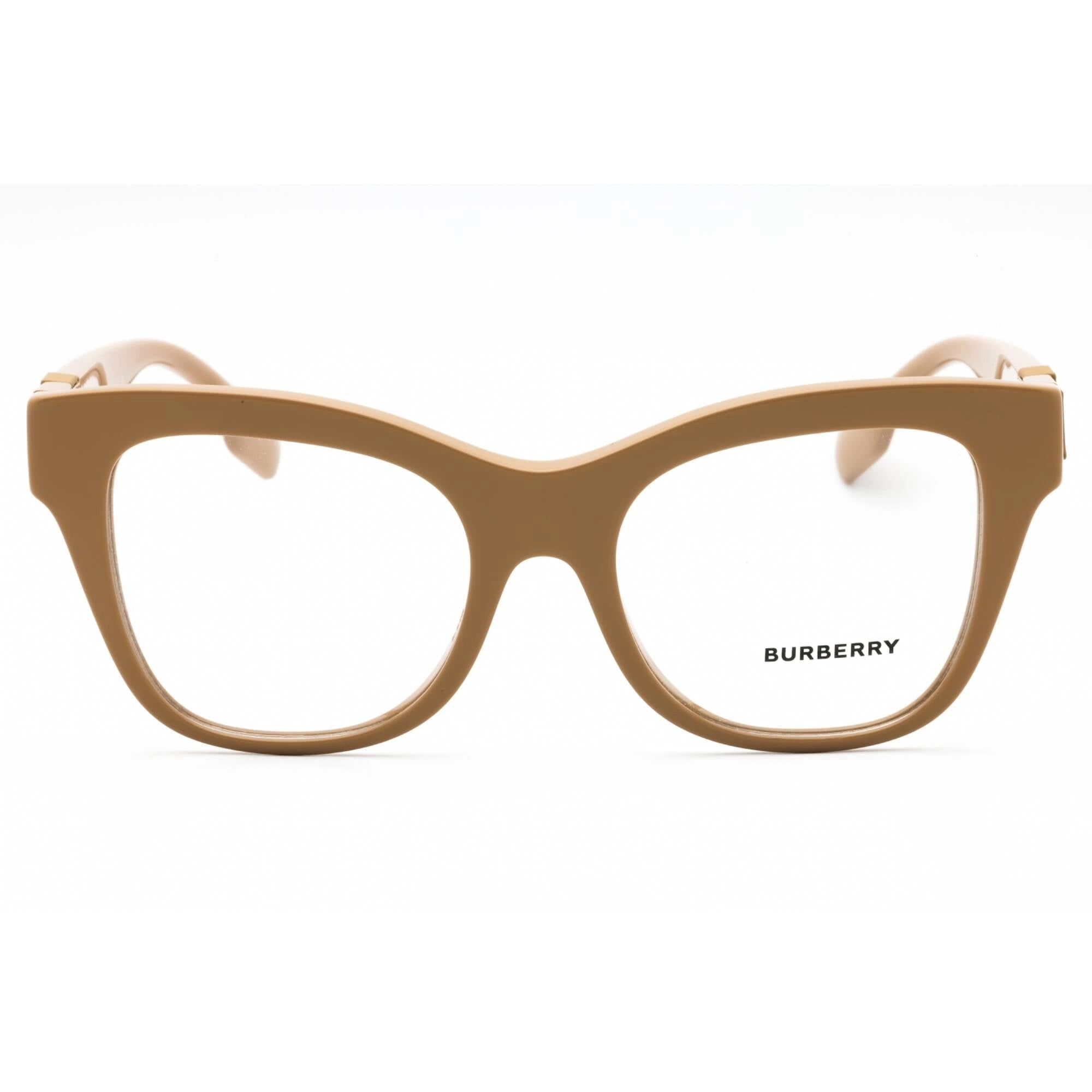 Burberry Women's Eyeglasses - Beige Plastic Full Rim Cat Eye Frame | 0BE2388 3990