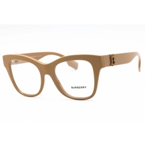 Burberry Women's Eyeglasses - Beige Plastic Full Rim Cat Eye Frame | 0BE2388 3990