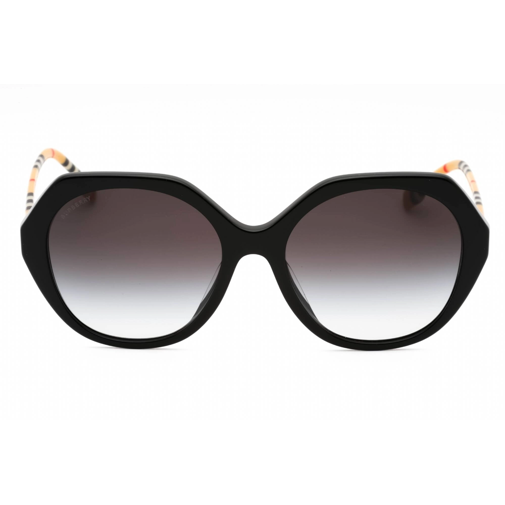 Burberry Women's Sunglasses - Black Plastic Geometric Full Rim Frame | 0BE4375F 38538G