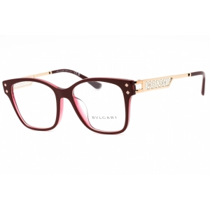 Bvlgari Women's Eyeglasses - Bordeaux Plastic Full Rim Cat Eye Frame | 0BV4213F 5469