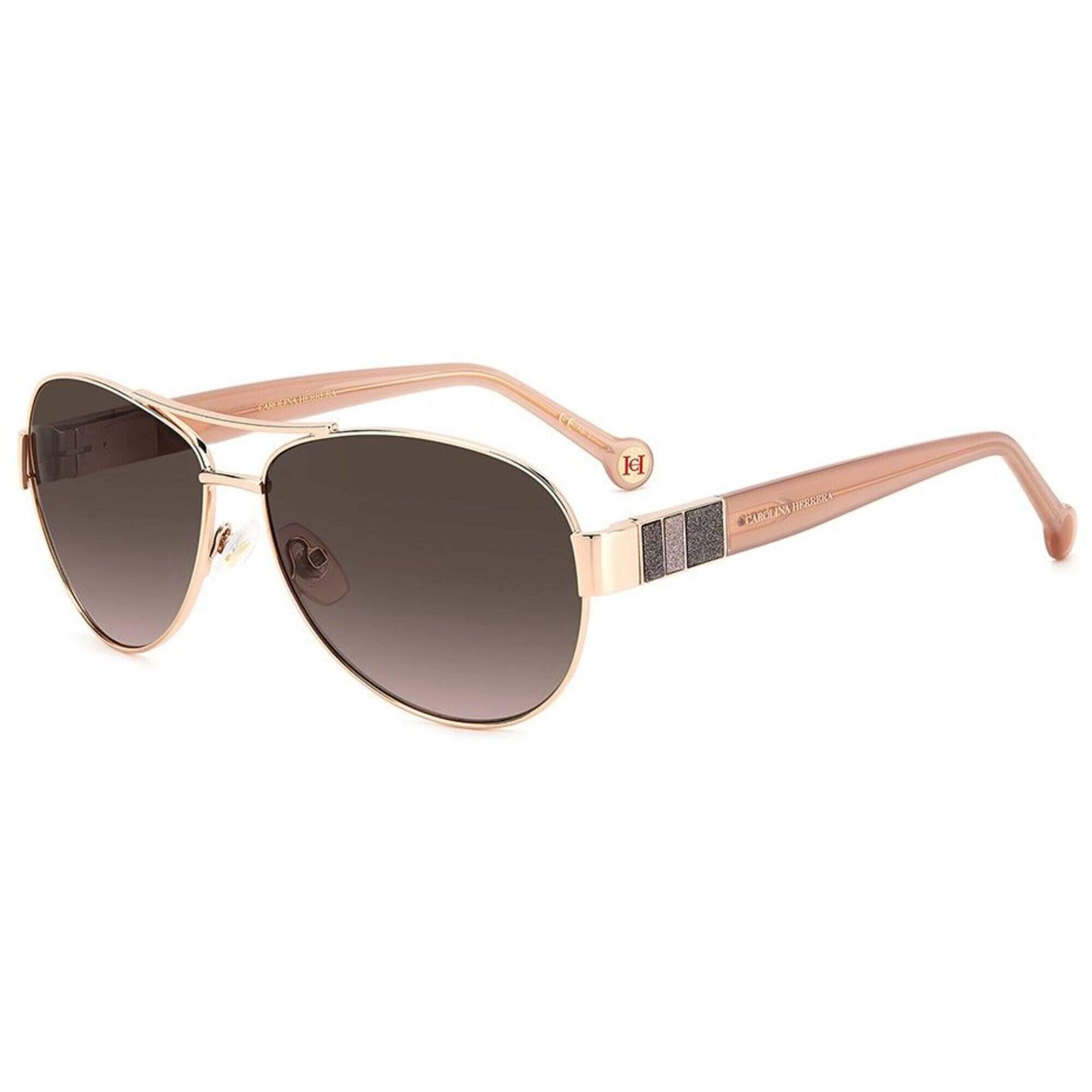 Carolina Herrera Women's Sunglasses - Gold Copper Navigator Frame | HER 0135/S 0DDB