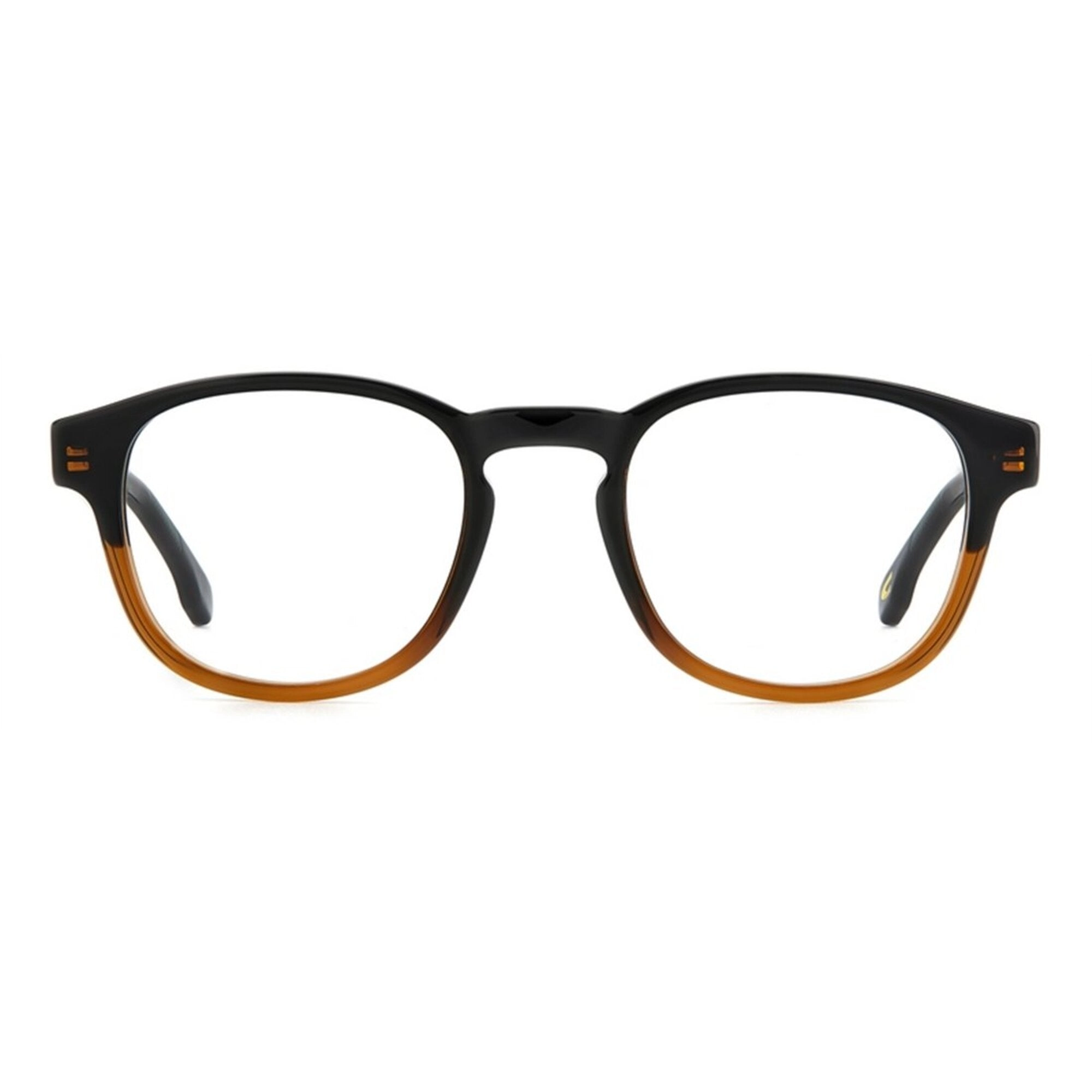 Carrera Men's Eyeglasses - Black Brown Acetate Full Rim Pantos Shape Frame | 294 0R60