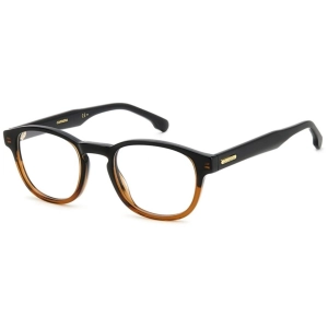 Carrera Men's Eyeglasses - Black Brown Acetate Full Rim Pantos Shape Frame | 294 0R60