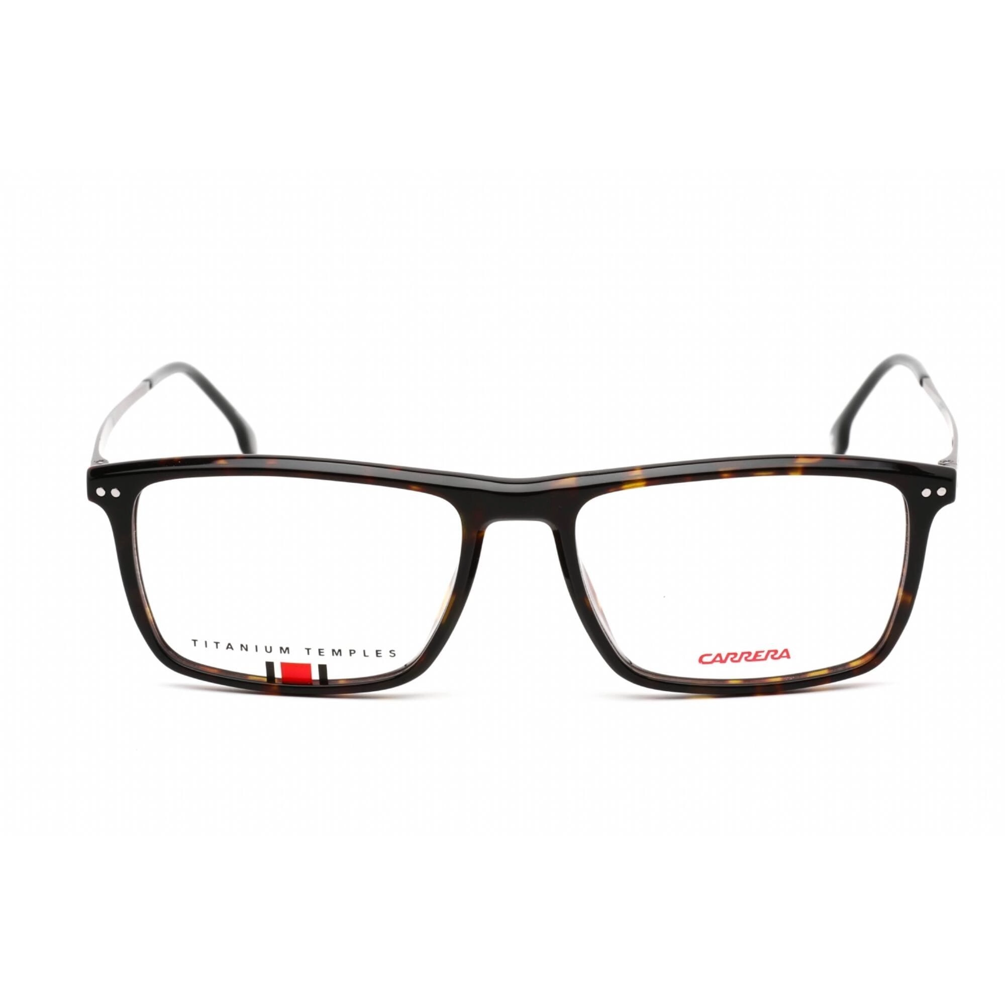 Carrera Unisex Eyeglasses - Havana Plastic Rectangular Frame | CARRERA 8866 0086 00