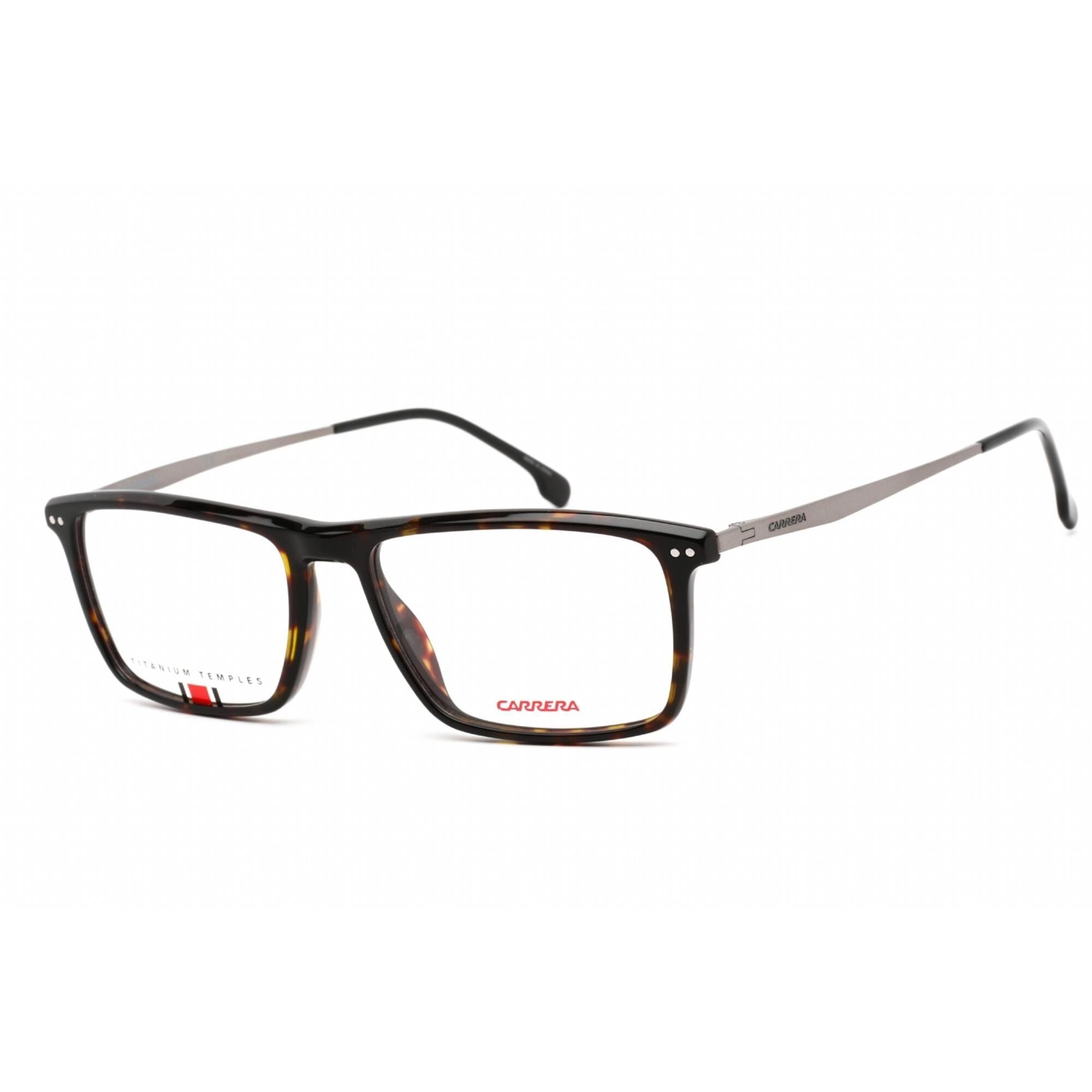 Carrera Unisex Eyeglasses - Havana Plastic Rectangular Frame | CARRERA 8866 0086 00
