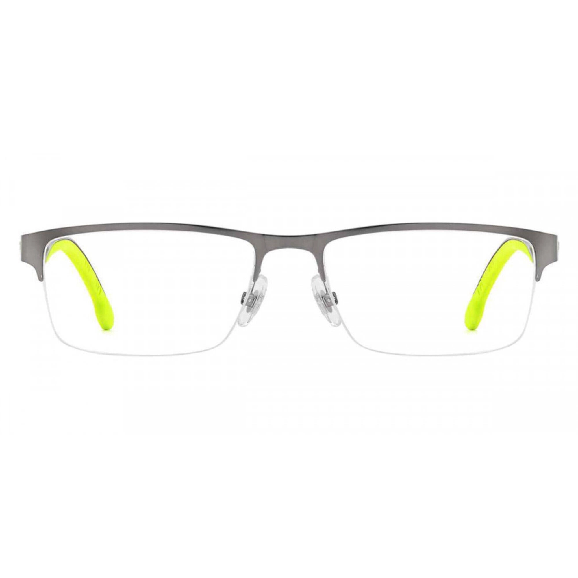 Carrera Unisex Eyeglasses - Matte Ruthenium Half Rim Rectangular Frame | 2042T 0R80