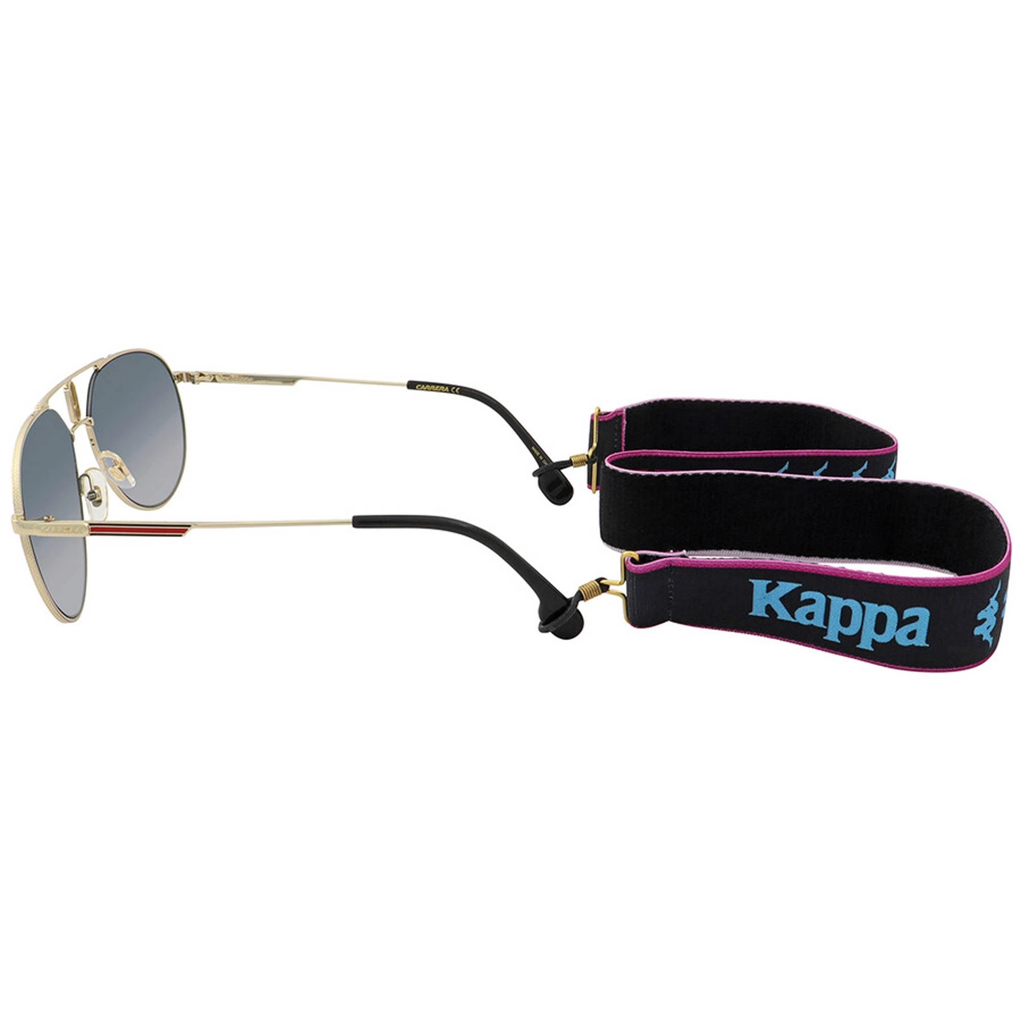 Carrera Unisex Sunglasses - Gold Metal Pilot Frame Adjustable Nose Pads | 1025/SE 0J5G