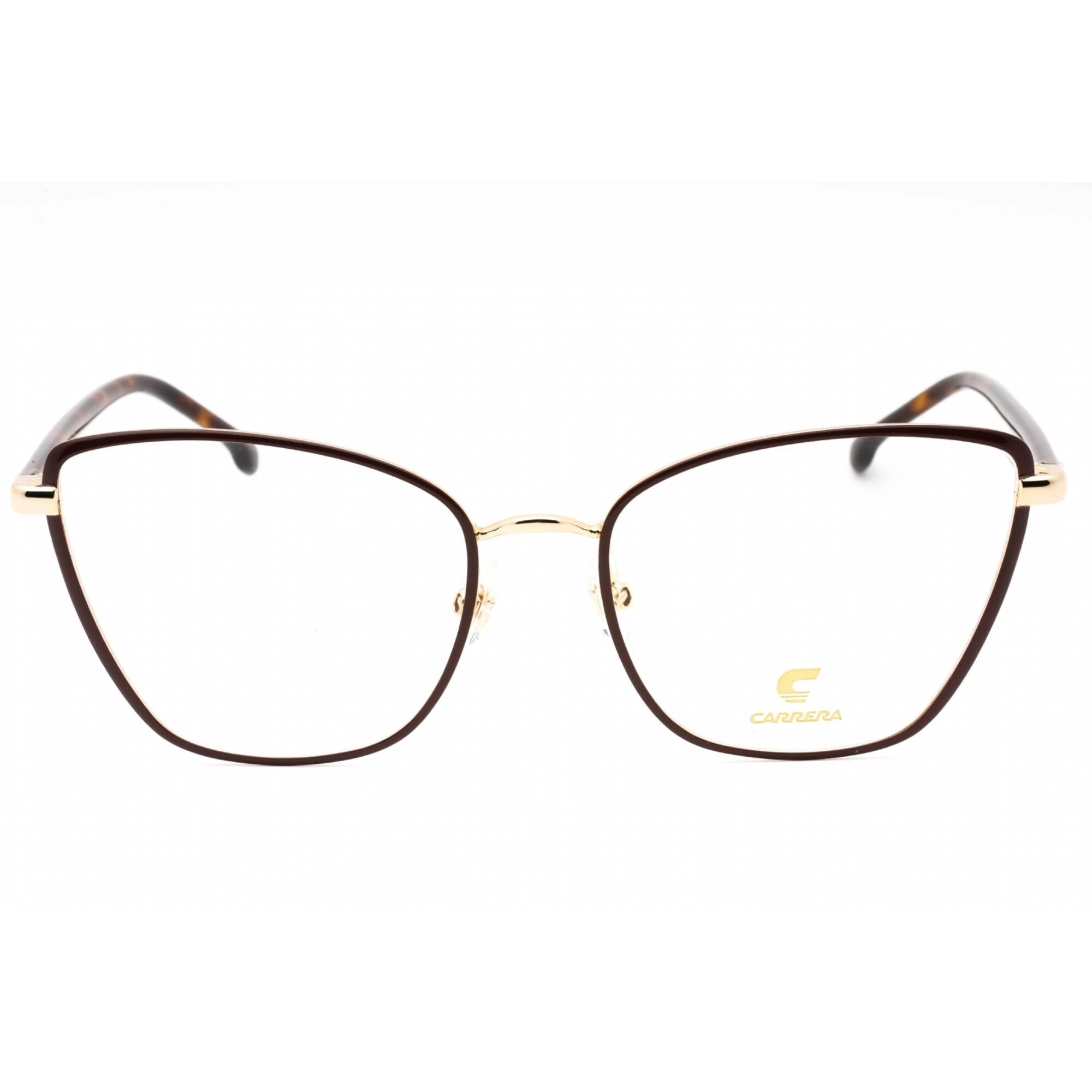 Carrera Women's Eyeglasses - Matte Burgundy Gold Metal Frame | CARRERA 3039 0E28 00