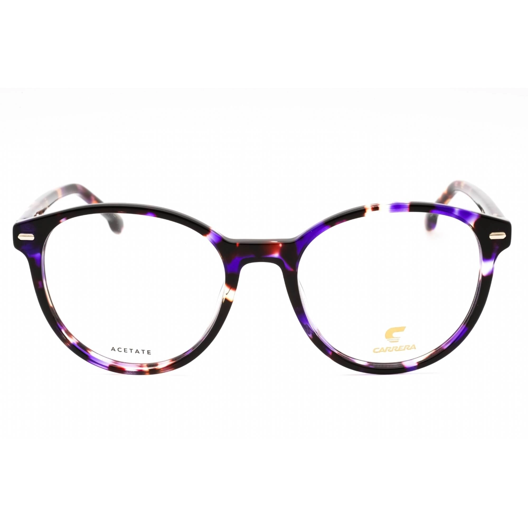 Carrera Women's Eyeglasses - Violet Havana Plastic Round Frame | CARRERA 3010 0HKZ 00
