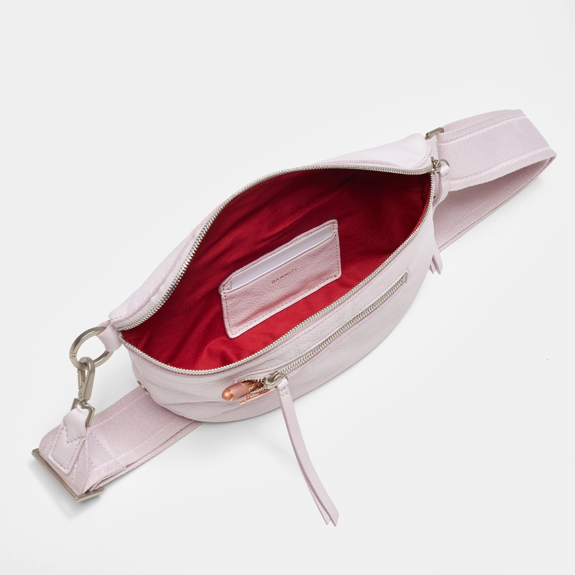 Charles Crossbody | Pastel Lilac/Brushed Silver | Med