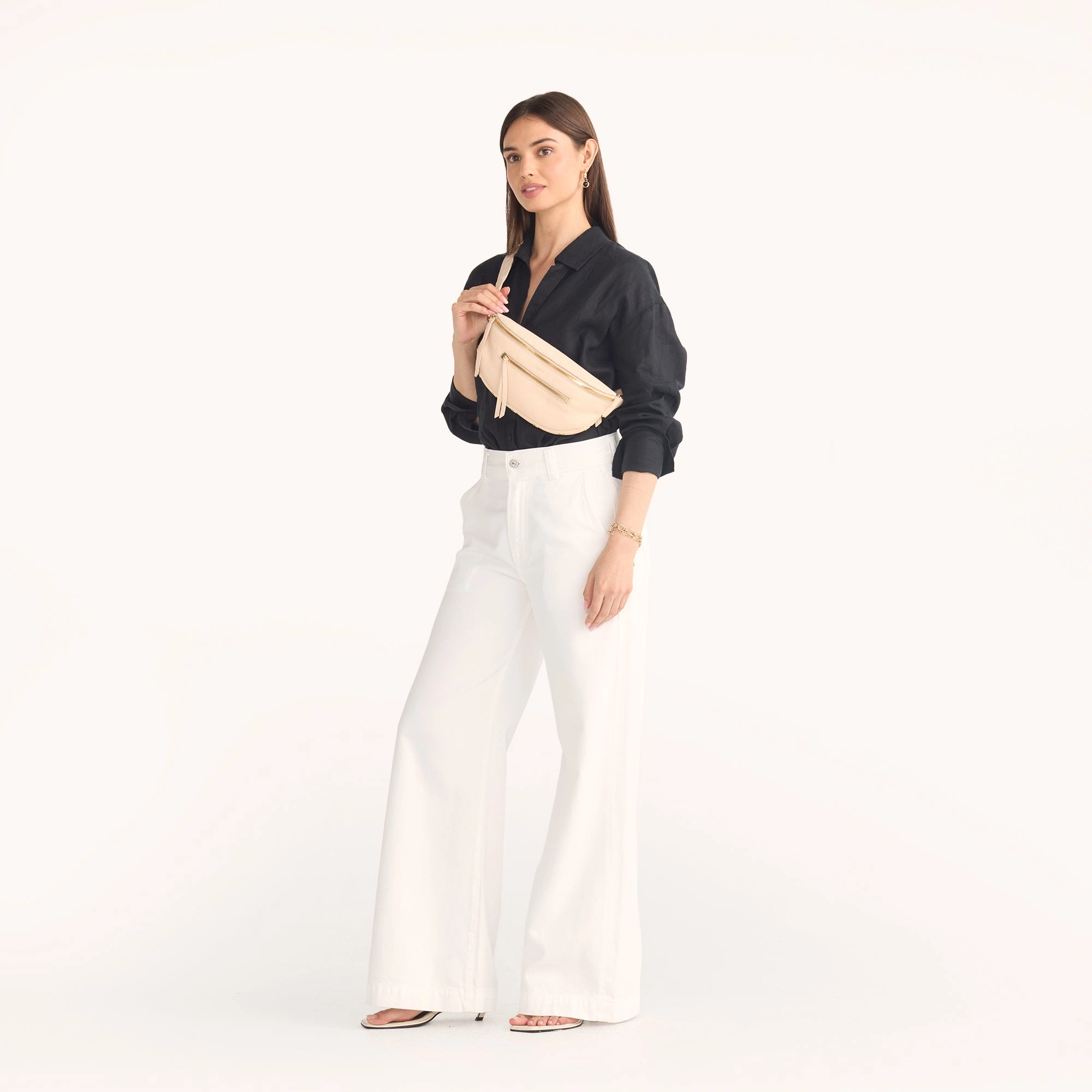 Charles Crossbody | Superbloom Pink/Gold | Med