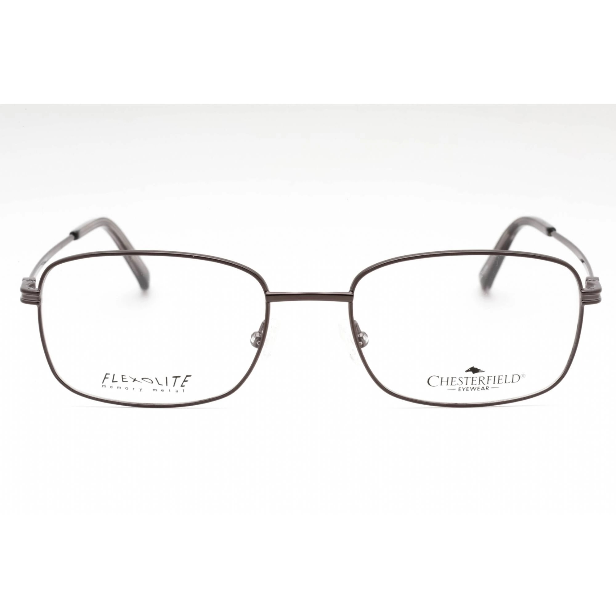Chesterfield Men's Eyeglasses - Gunmetal Metal Rectangular Full Rim | 812 0TZ2 00