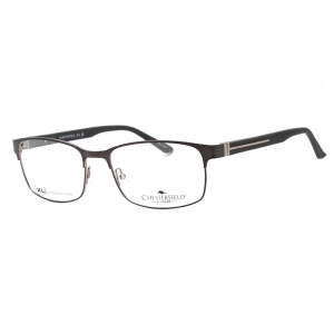 Chesterfield Men's Eyeglasses - Matte Grey Metal Rectangular Shape | CH 88XL 0RIW 00