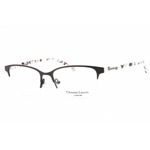 Christian Lacroix Women's Eyeglasses - Silver Metal Rectangular Frame | CL3033 902