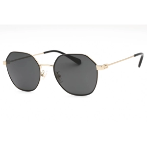 Coach Women's Sunglasses - Shiny Light Gold Plastic Geometric Frame | 0HC7155 900587