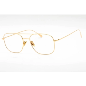 Cutler And Gross Unisex Eyeglasses - Gold Rectangular Frame Clear Lens | CG1267GPL 001