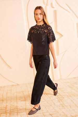 Delia Top - Noir