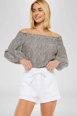 Deysi  Ultra High Paper Bag Shorts