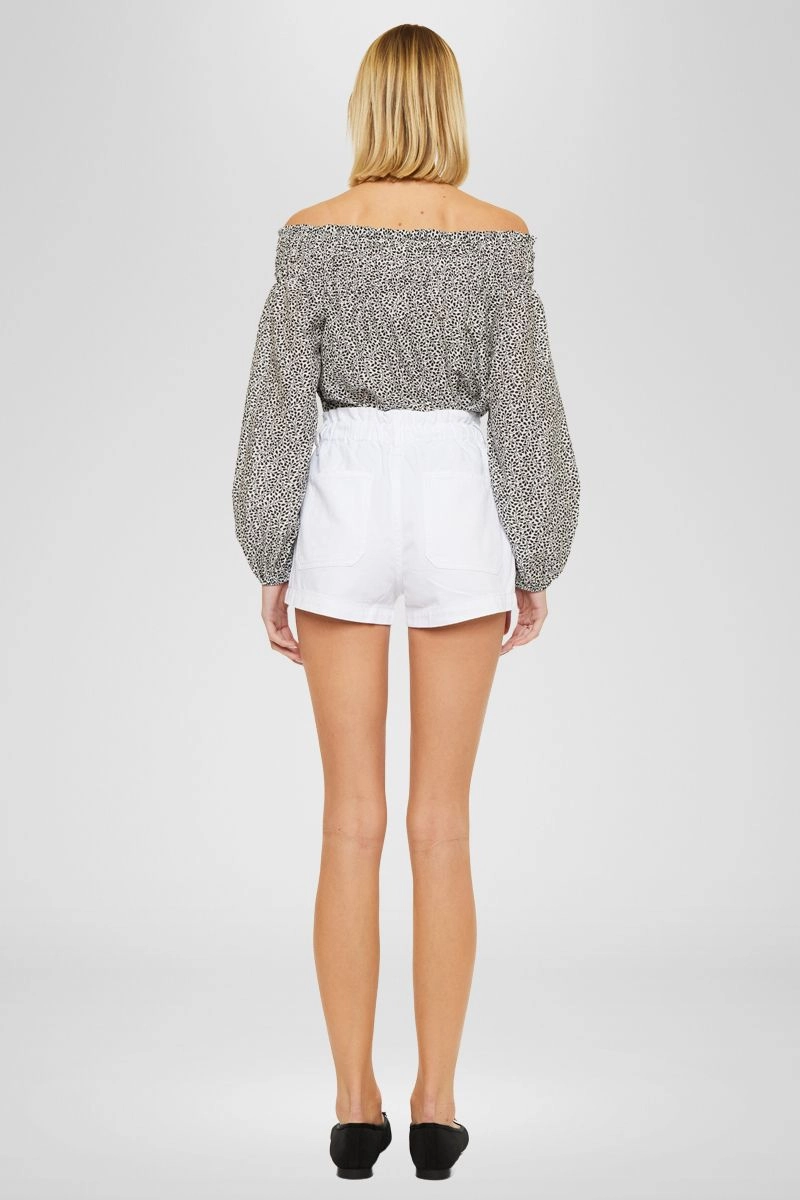 Deysi  Ultra High Paper Bag Shorts