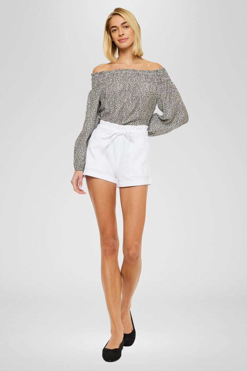 Deysi  Ultra High Paper Bag Shorts