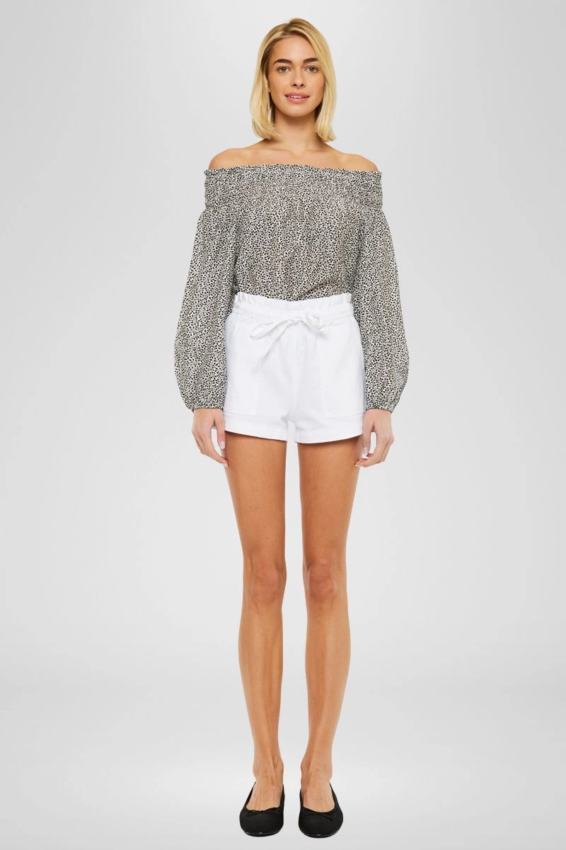 Deysi  Ultra High Paper Bag Shorts