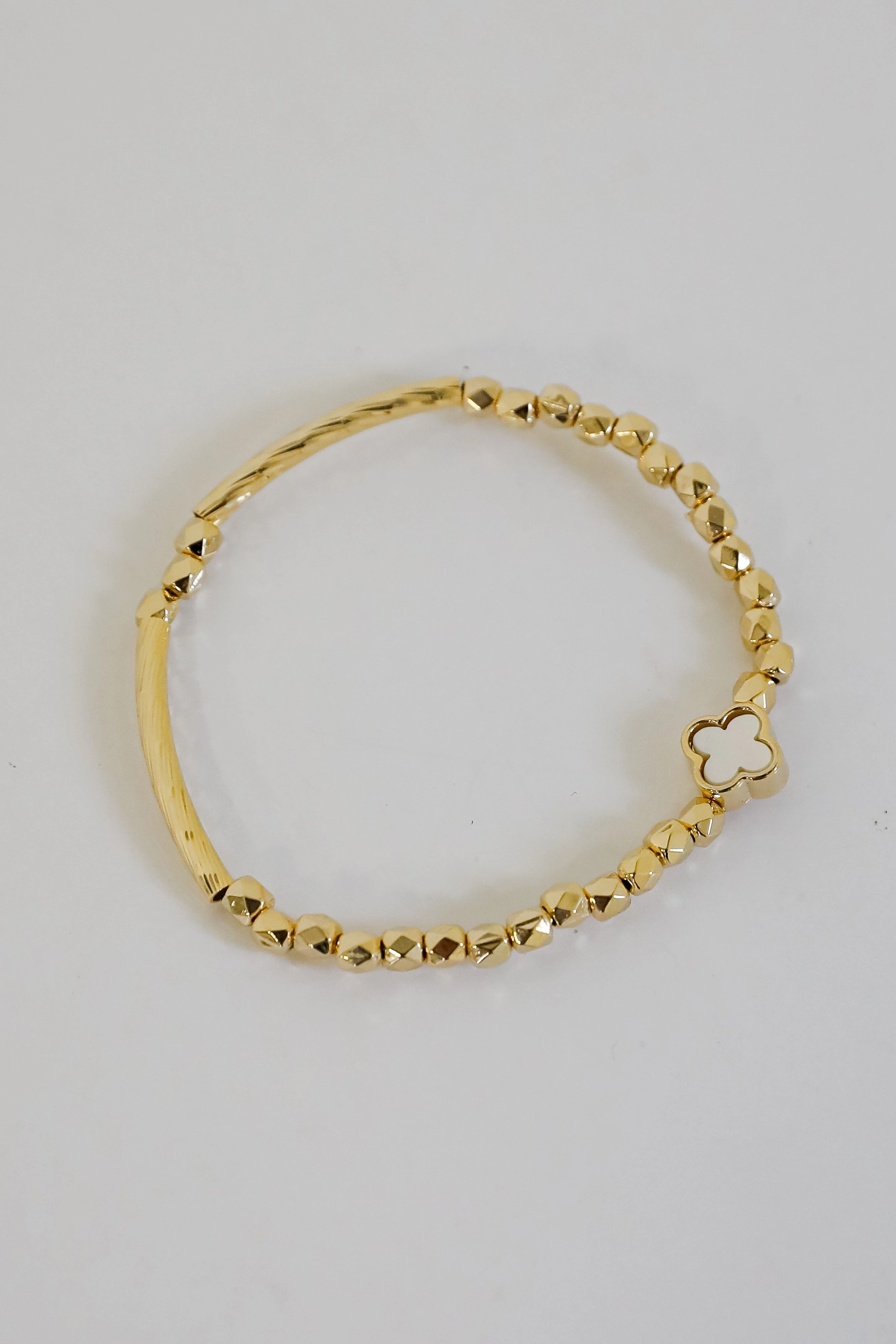 Diana Beaded Quatrefoil Bracelet