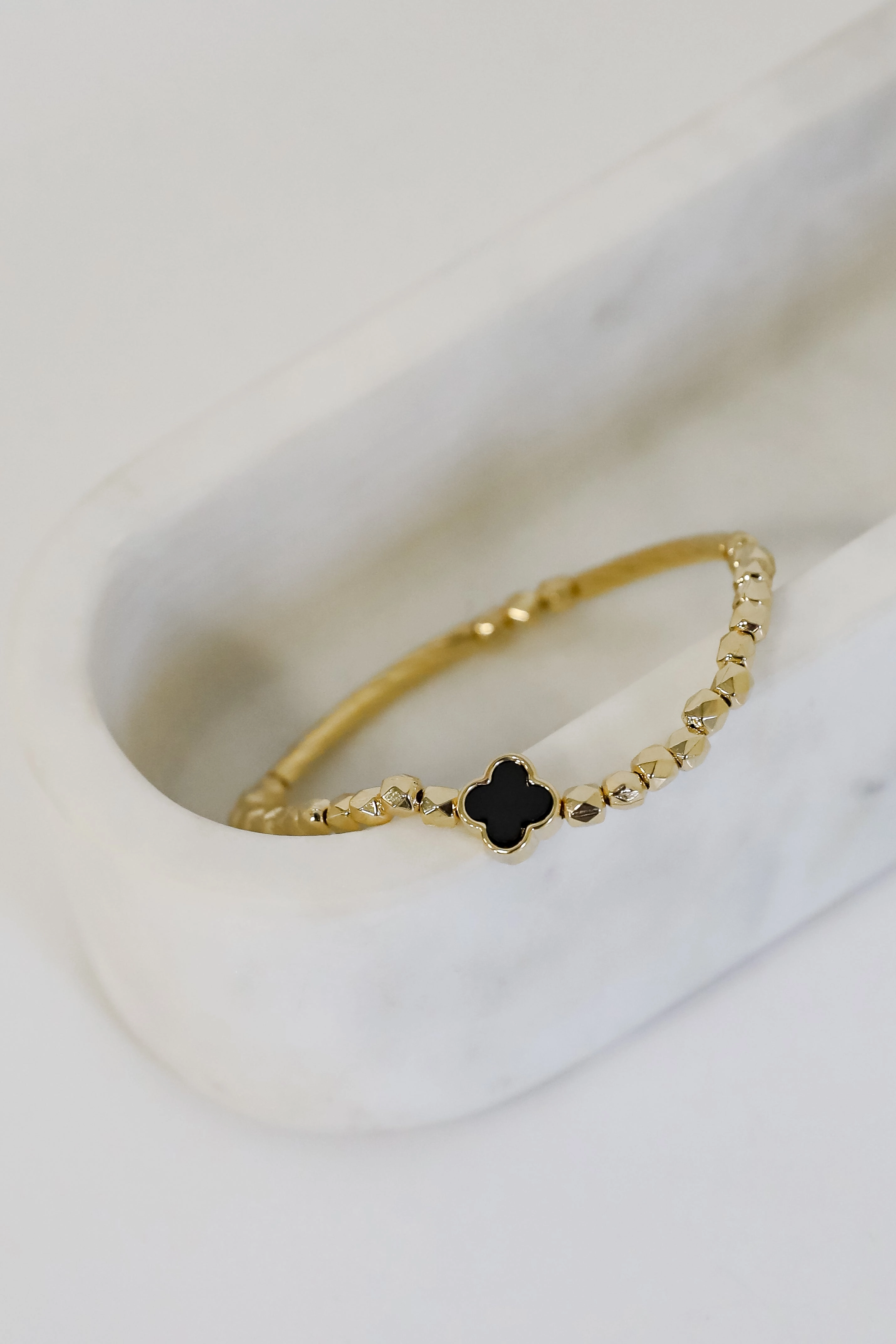 Diana Beaded Quatrefoil Bracelet