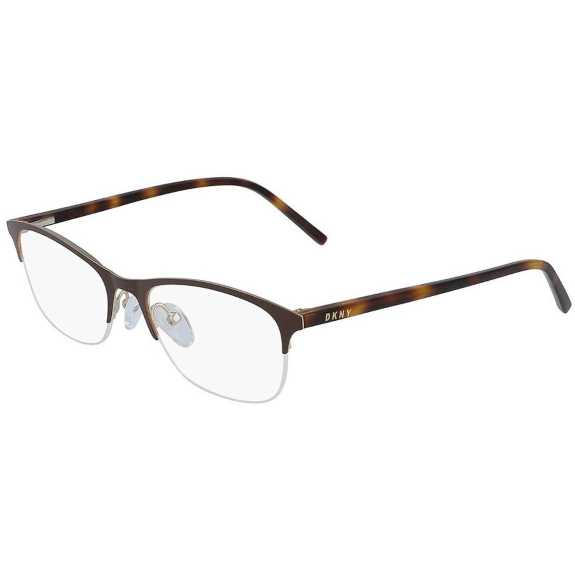 Dkny Women's Eyeglasses - Brown Metal Frame Adjustable Nose Pad | DKNY DK3000 210