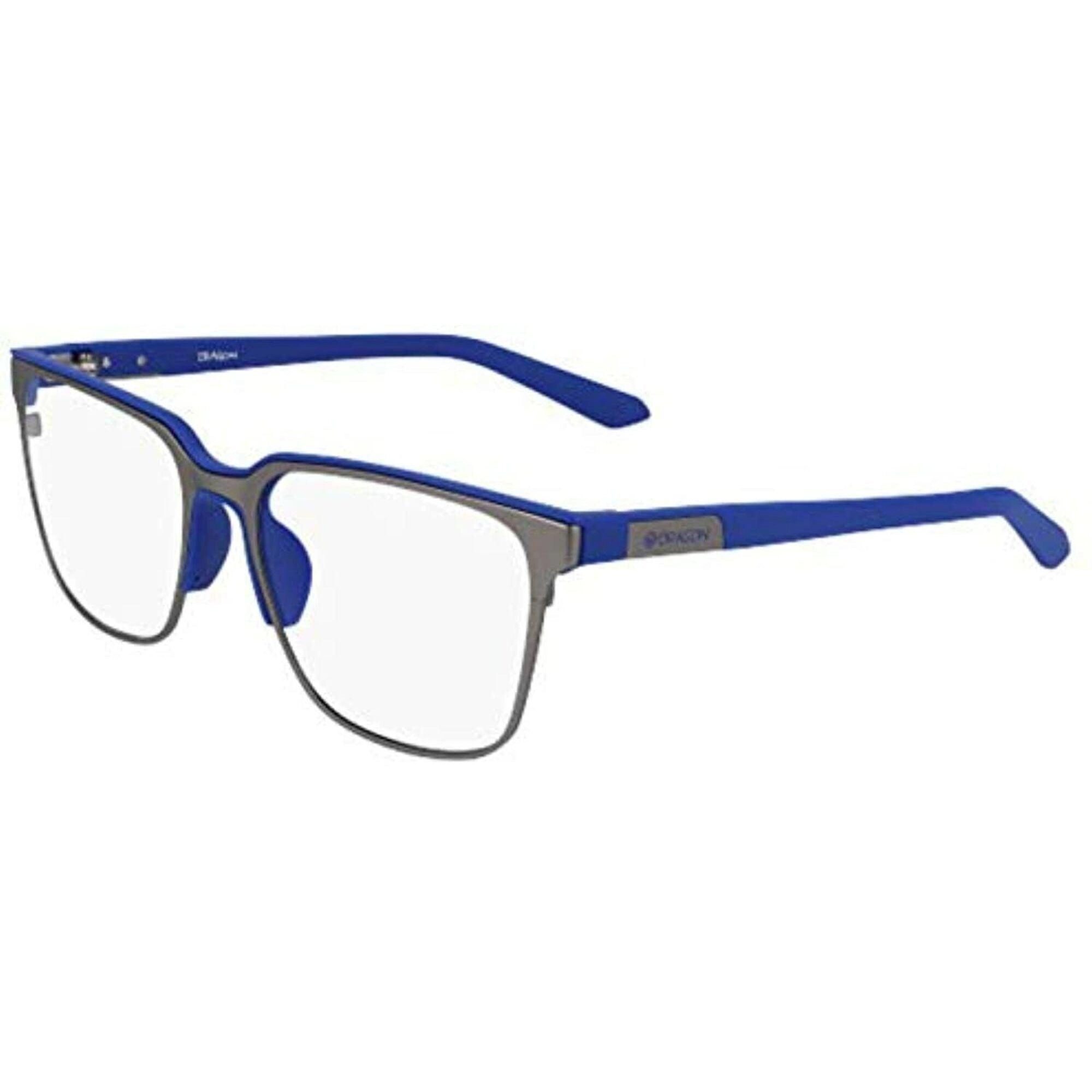 Dragon Men's Eyeglasses - Cobalt Square Full Rim Frame Demo Lens | DRAGON DR2002 72