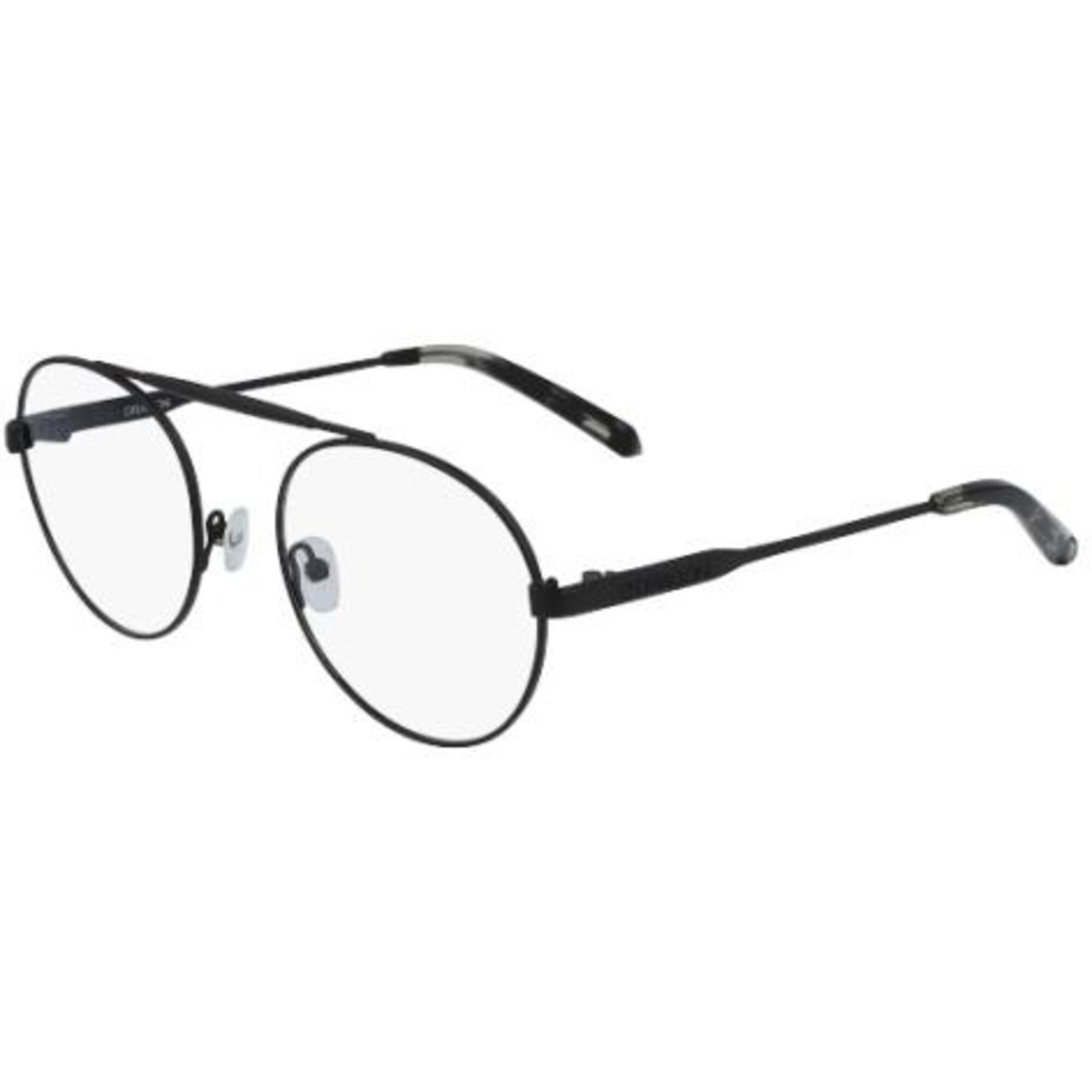 Dragon Men's Eyeglasses - Matt Black Metal Full Rim Round Frame | DRAGON DR191 SHAY 2