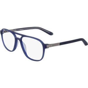 Dragon Men's Eyeglasses - Matt Navy Crystal Plastic Square Frame | DRAGON DR2005 415