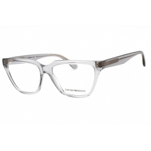 Emporio Armani Women's Eyeglasses - Transparent Grey Full Rim Frame | 0EA3208 5029